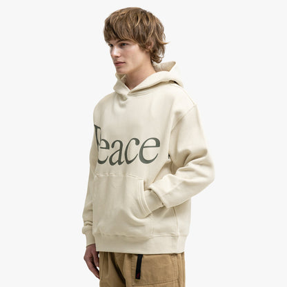 Museum Of Peace & Quiet Jumbo Wordmark Hoodie / Bone
