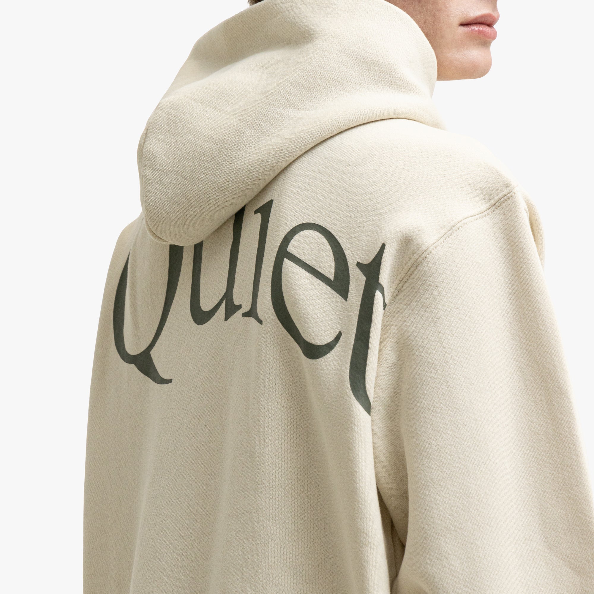 Museum Of Peace & Quiet Jumbo Wordmark Hoodie / Bone