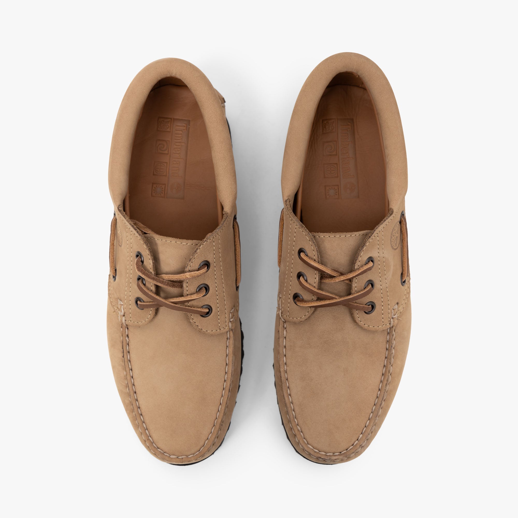 Timberland Authentic 3-Eye Boat Shoe / Taupe Nubuck
