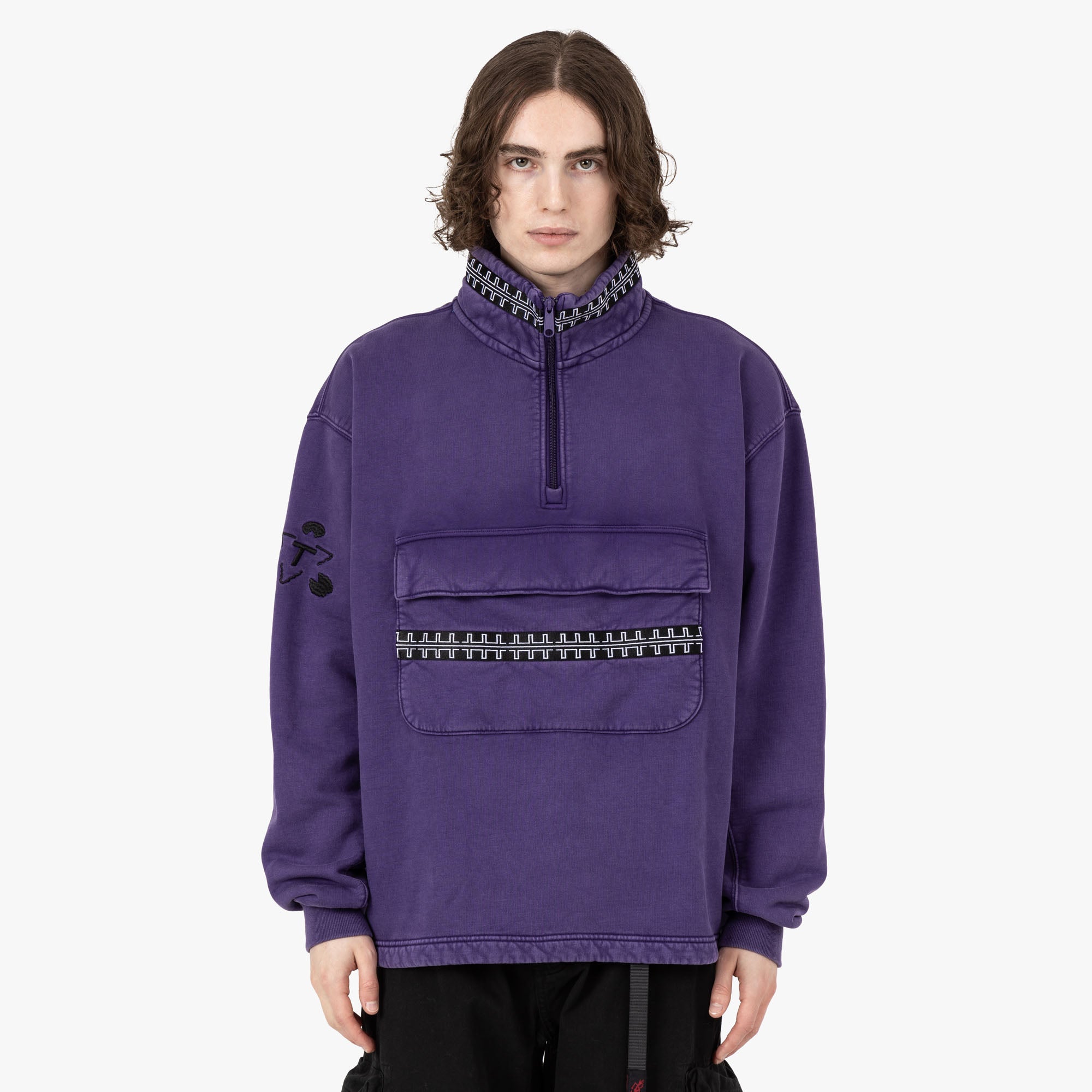 The Trilogy Tapes Pulse Tape Funnel Neck Crew / Purple