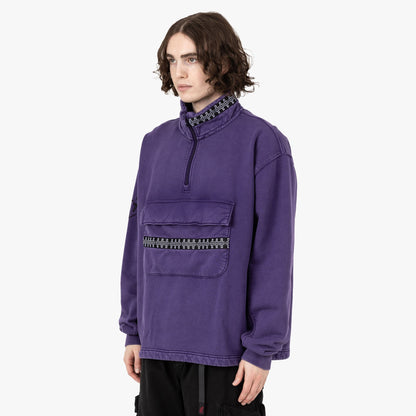 The Trilogy Tapes Pulse Tape Funnel Neck Crew / Purple