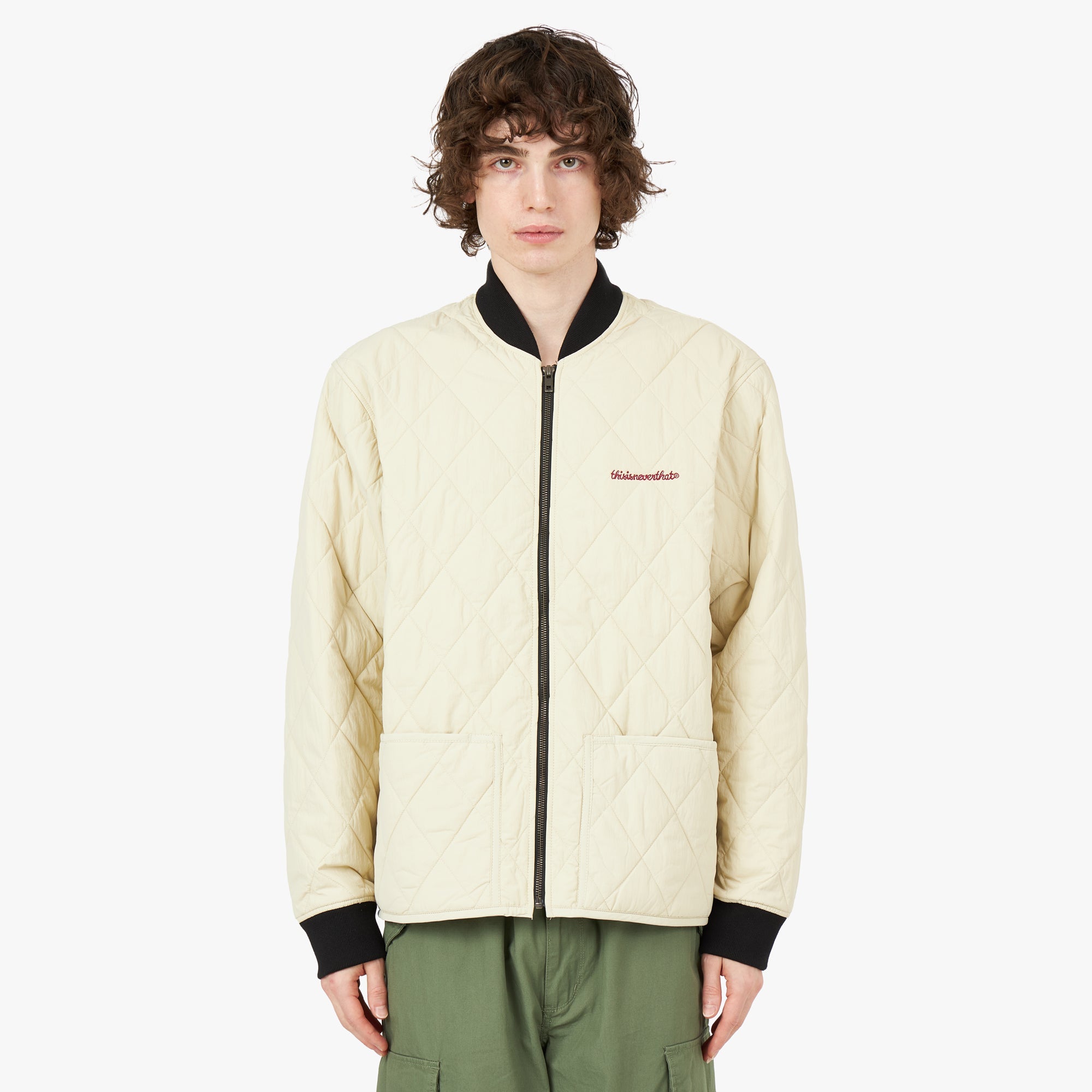 thisisneverthat Edelweiss Quilted Jacket / Stone