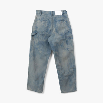 thisisneverthat Bleached Double Knee Pant / Blue