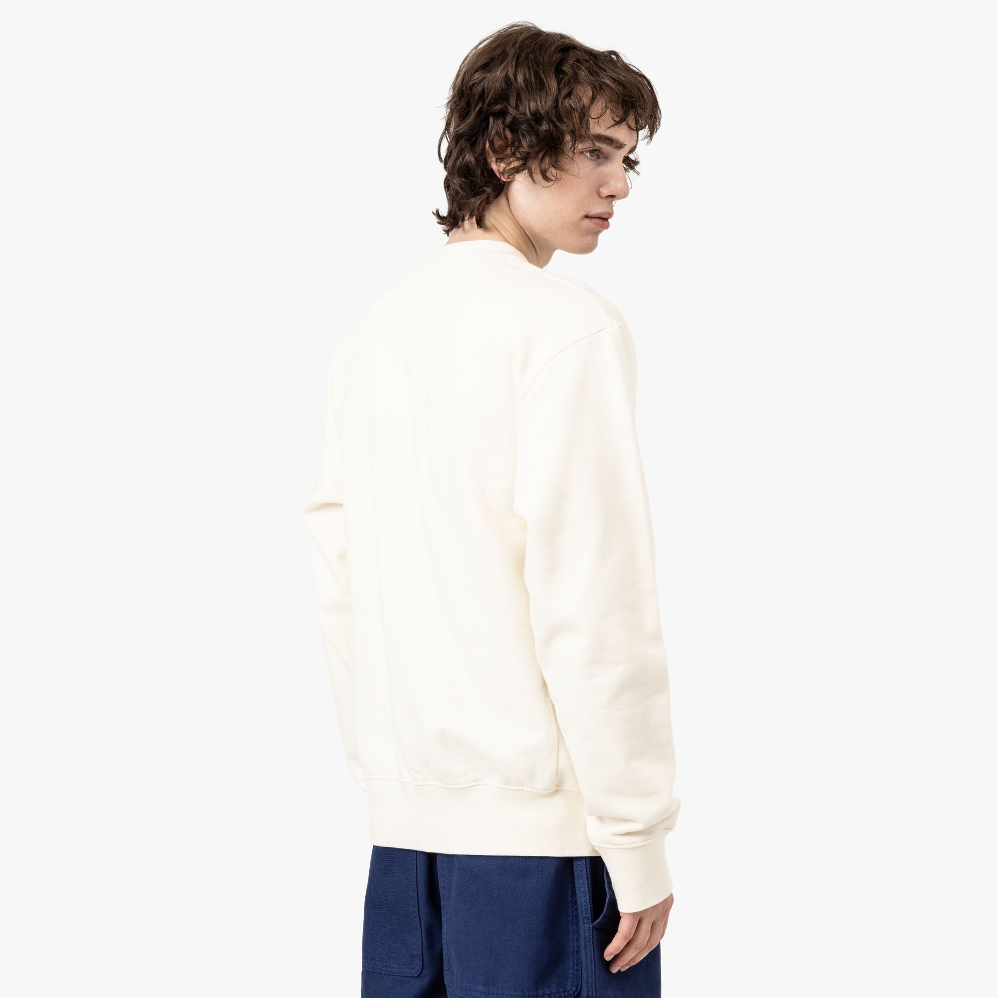 Palmes Tourney Crewneck Off White