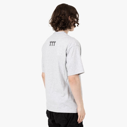 The Trilogy Tapes Pressure Small T-Shirt / Grey Marl