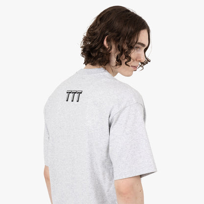The Trilogy Tapes Pressure Small T-Shirt / Grey Marl