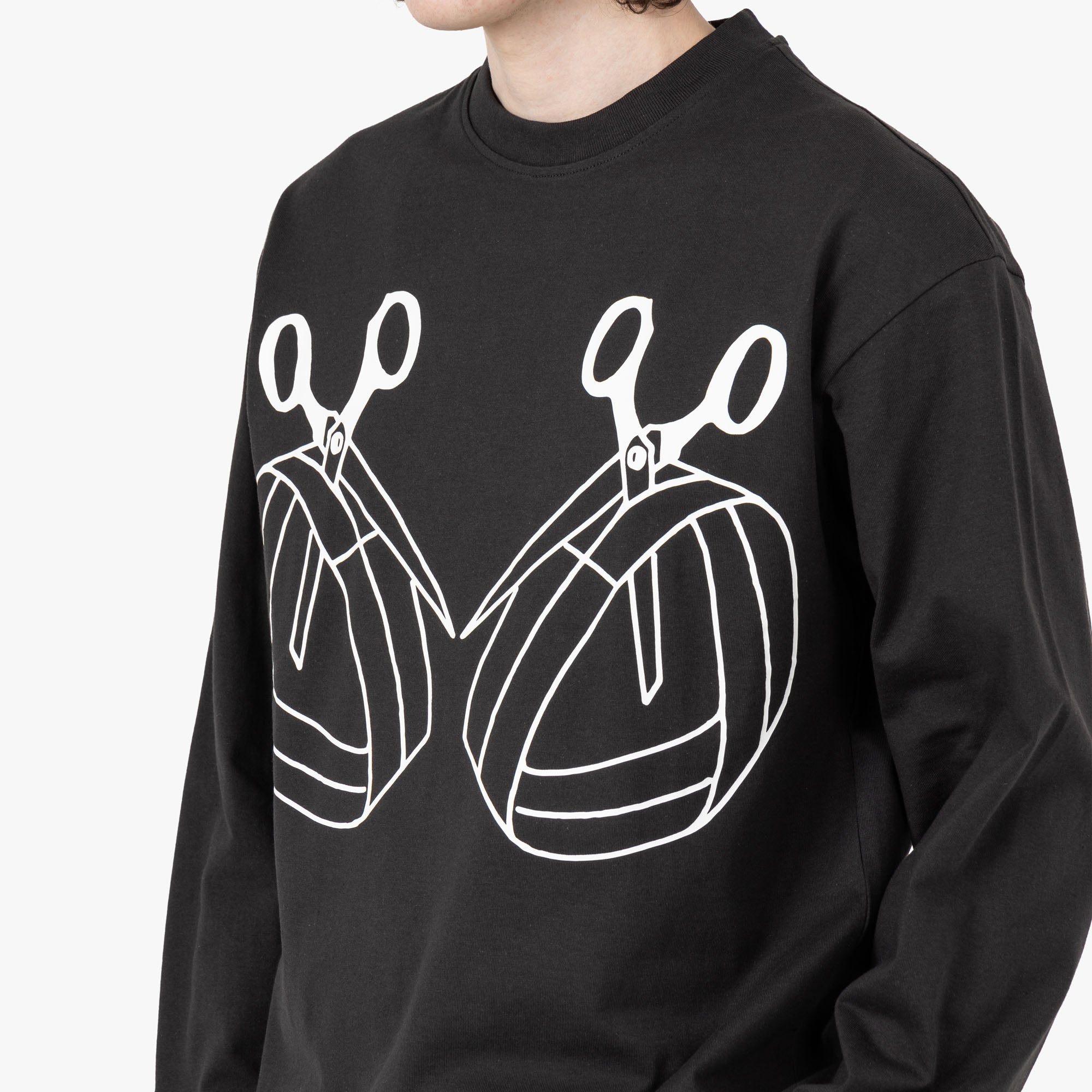 The Trilogy Tapes Mobius Band Longsleeve / Black
