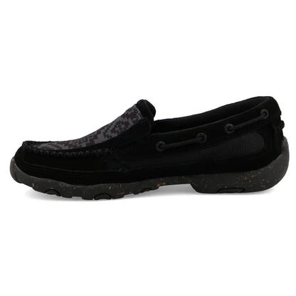 WOMEN'S TWISTED X SLIP ON DRIVING MOC | BLACK - GREY