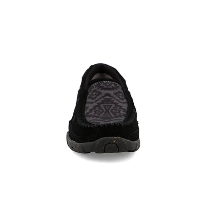 WOMEN'S TWISTED X SLIP ON DRIVING MOC | BLACK - GREY
