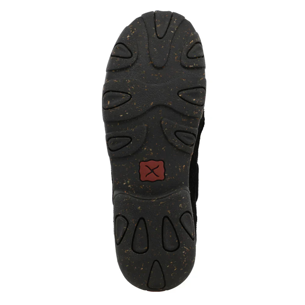 WOMEN'S TWISTED X SLIP ON DRIVING MOC | BLACK - GREY