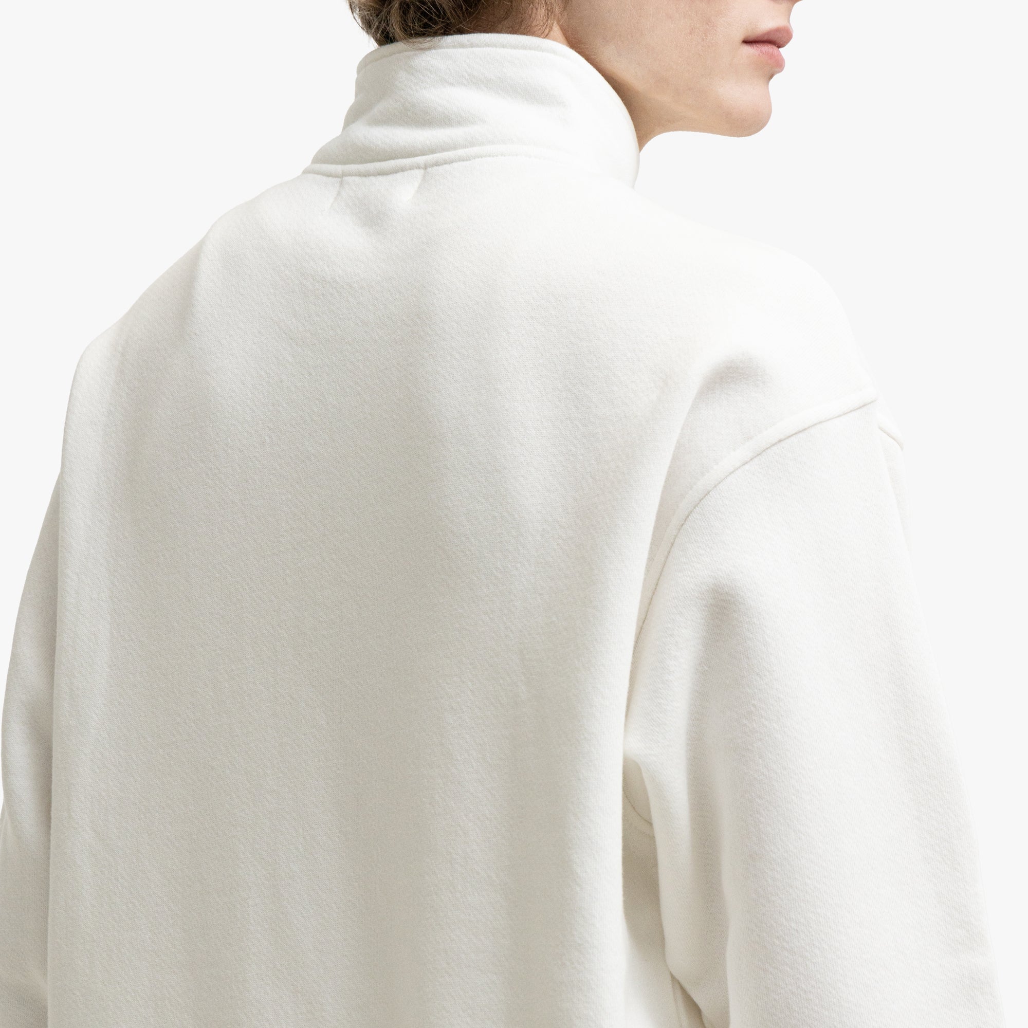 Museum Of Peace & Quiet Quarter Zip Up White