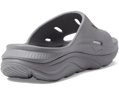 UNISEX HOKA ORA RECOVERY SLIDE 3 | GREY / GREY
