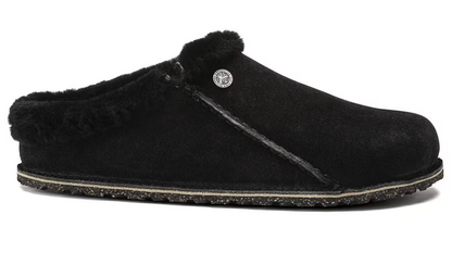 UNISEX BIRKENSTOCK ZERMATT PREMIUM FUR LINED CLOG | BLACK