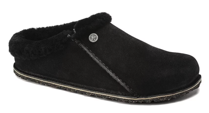 UNISEX BIRKENSTOCK ZERMATT PREMIUM FUR LINED CLOG | BLACK