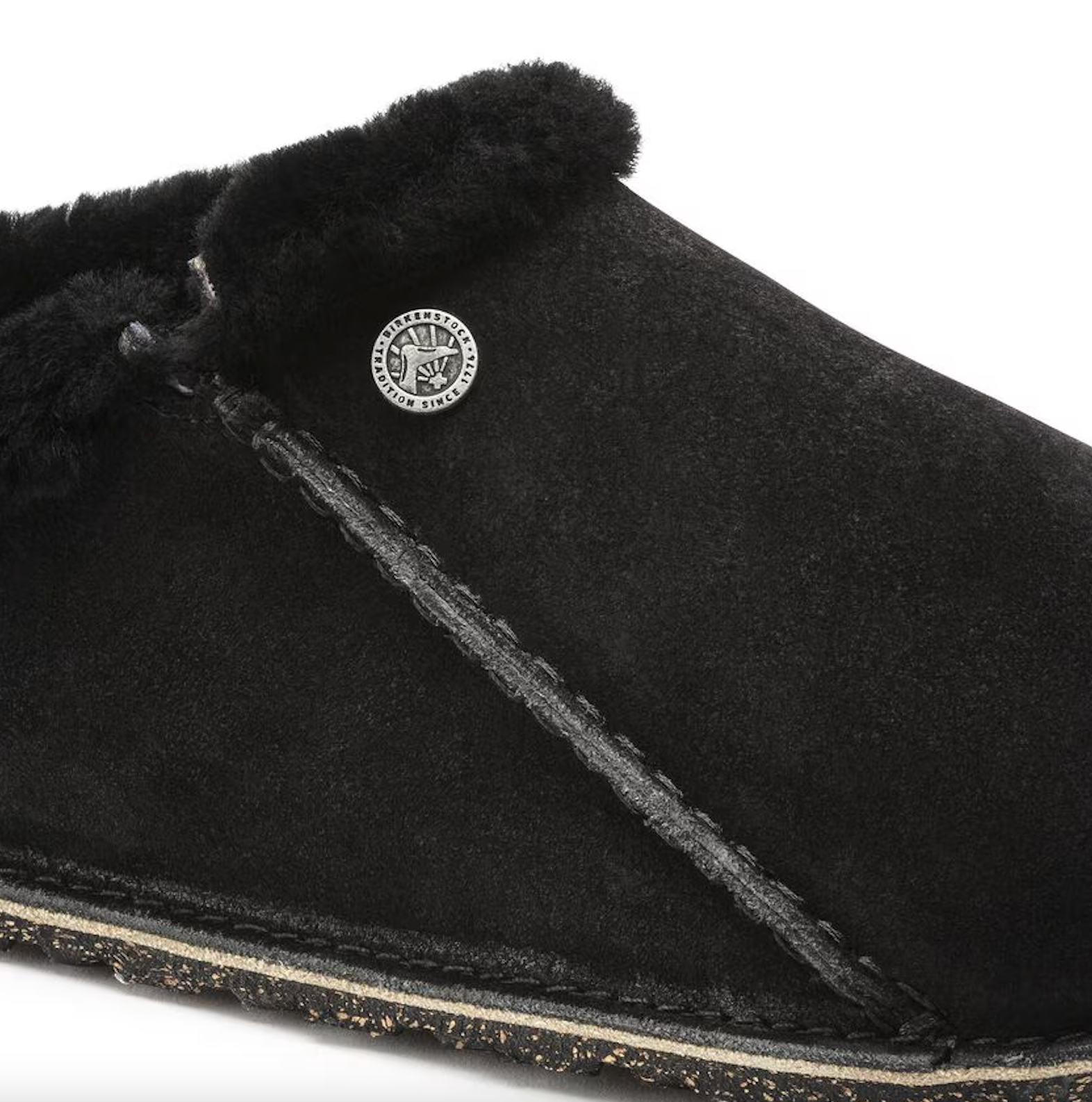 UNISEX BIRKENSTOCK ZERMATT PREMIUM FUR LINED CLOG | BLACK