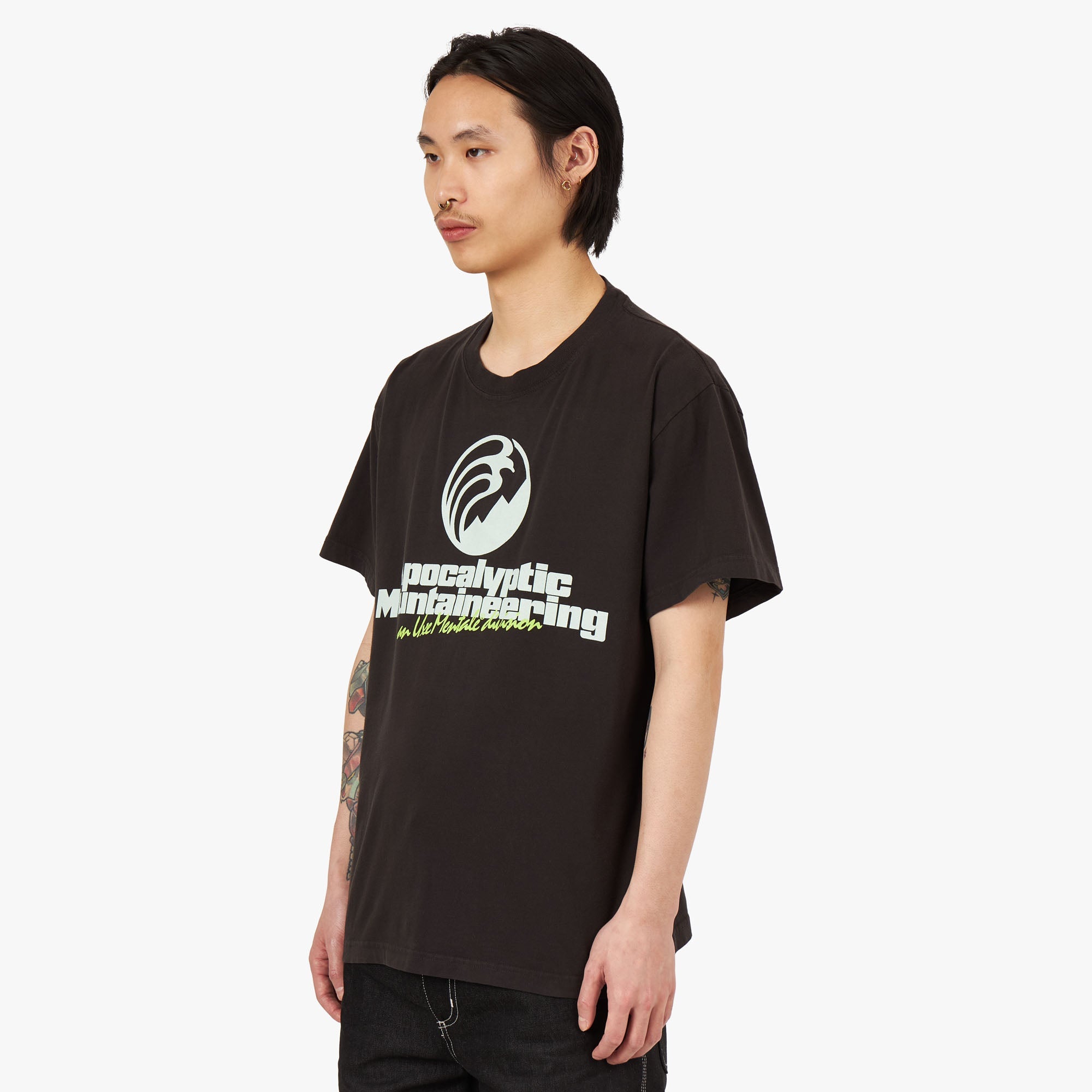 UXE Mentale Apocalyptic Mountaineering T-shirt / Black