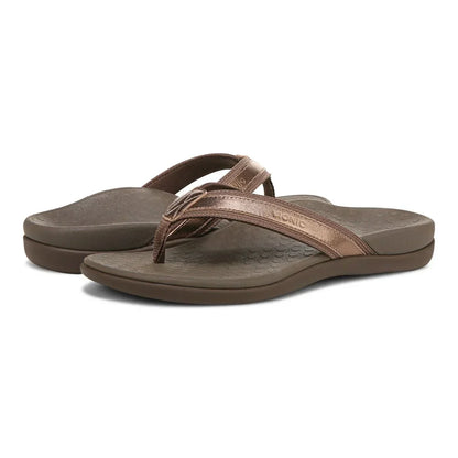 WOMEN'S VIONIC TIDE II TOE POST SANDAL | BRONZE / METALLIC