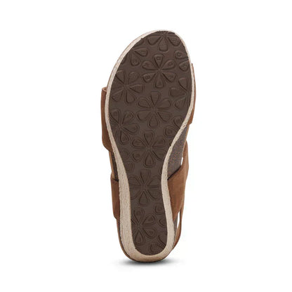 WOMEN'S AETREX ASHLEY ARCH SUPPORT WEDGE SANDAL | SCOTCH