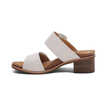 WOMEN'S AETREX TATIANA ARCH SUPPORT HEEL | IVORY