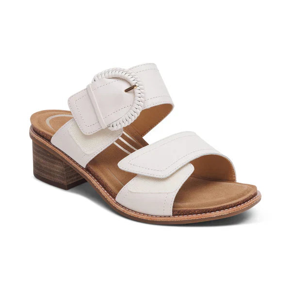 WOMEN'S AETREX TATIANA ARCH SUPPORT HEEL | IVORY