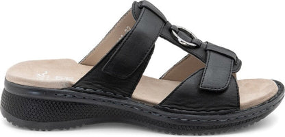 WOMEN'S ARA HERRA SLIDE SANDAL | BLACK