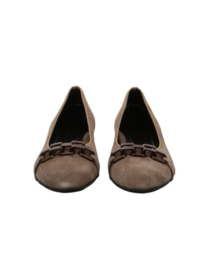 WOMEN'S ARA SCOUT BALLET FLAT CHAIN | SESAME SUEDE