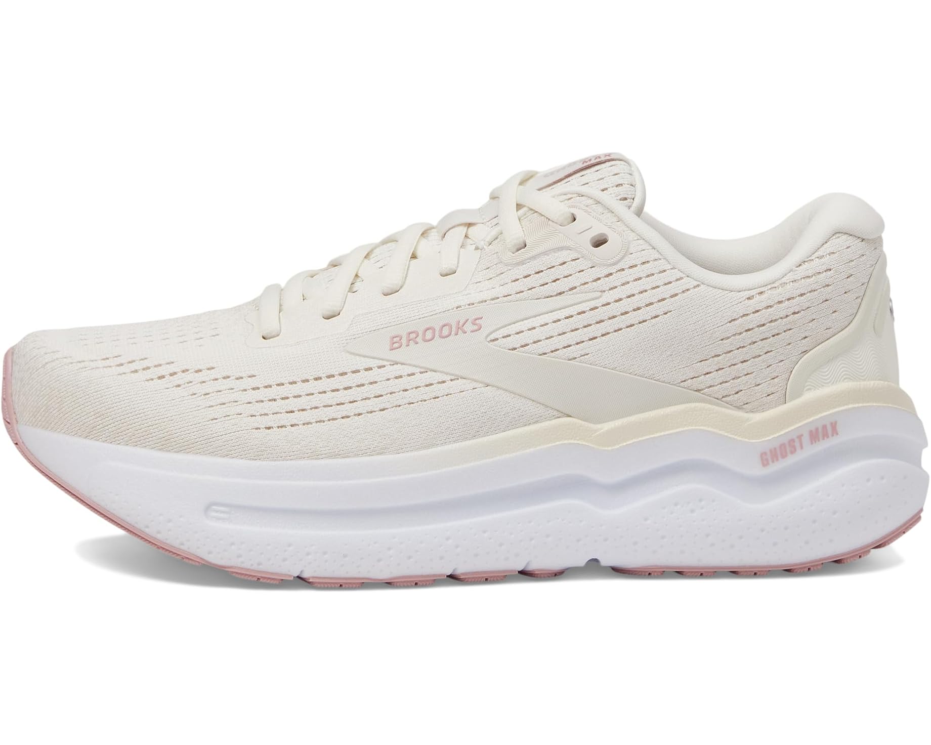 WOMEN'S BROOKS GHOST MAX 2 | COCONUT MILK / GRAY / ZEPHYR