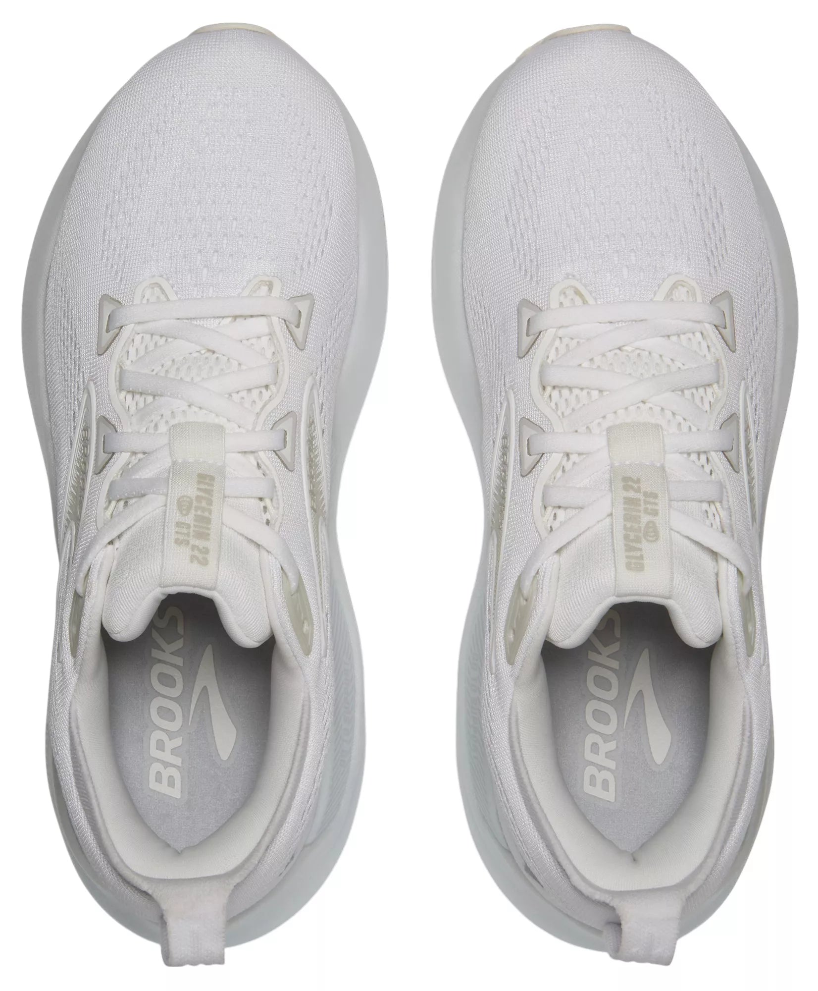 WOMEN'S BROOKS GLYCERIN GTS 22 | WHITE / WHITE / GREY