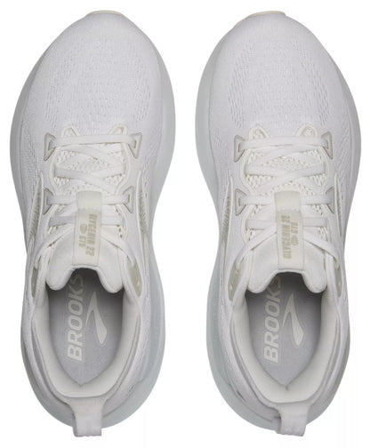 WOMEN'S BROOKS GLYCERIN GTS 22 | WHITE / WHITE / GREY