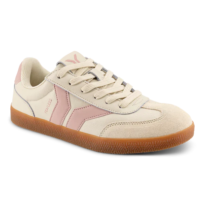 WOMEN'S C.O.B by CULTURE OF BRAVE FEARLESS SNEAKER | BEIGE / PINK WINGS