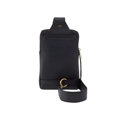 WOMEN'S HOBO GRANT SLING | BLACK PEBBLED LEATHER