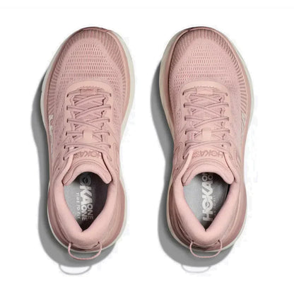 WOMEN'S HOKA BONDI 7 | PEACH WHIP / WHITE