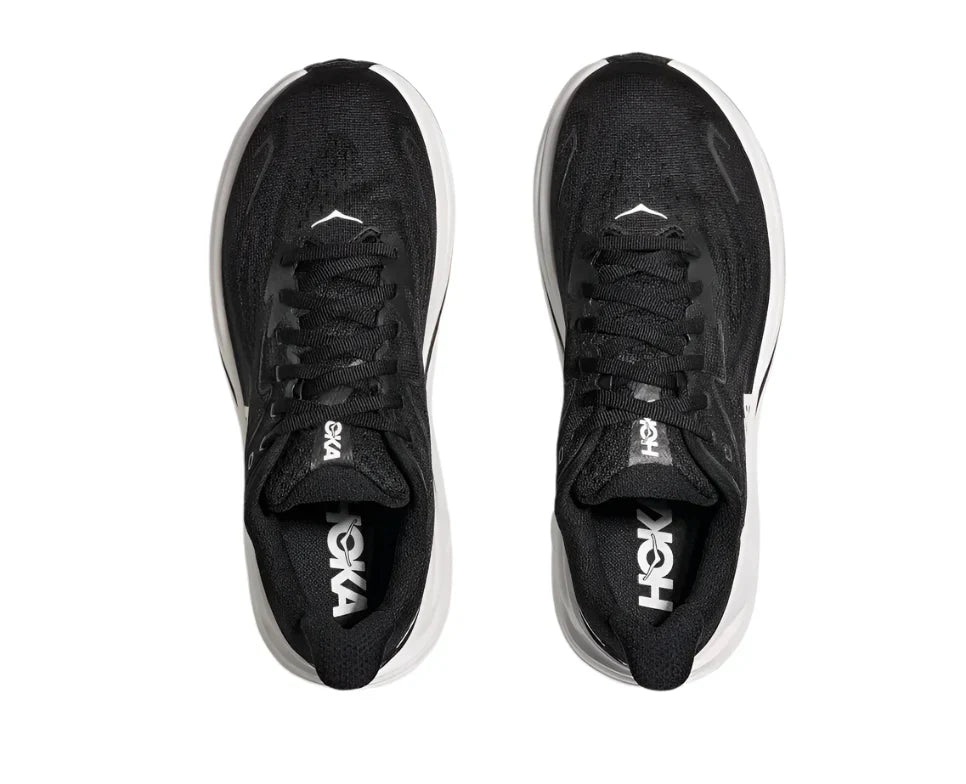 WOMEN'S HOKA CLIFTON 10 | BLACK / WHITE