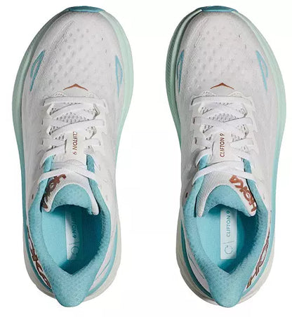 WOMEN'S HOKA CLIFTON 9 | FROST / ROSE GOLD