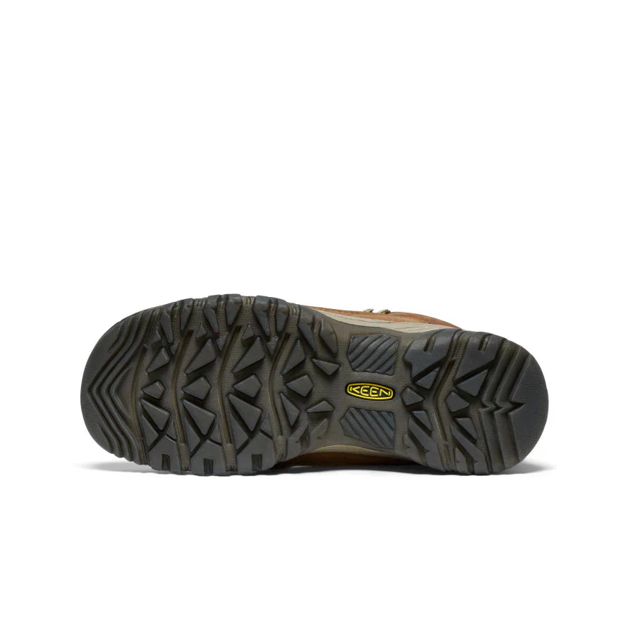 WOMEN'S KEEN TARGHEE IV MID WATERPROOF HIKING BOOT | BISON / BEAUJOLAIS