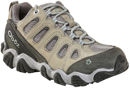 WOMEN'S OBOZ SAWTOOTH II LOW WATERPROOF | FROST GRAY / SAGE