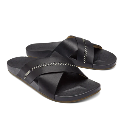 WOMEN'S OLUKAI KIPE'A 'OLU | BLACK / BLACK