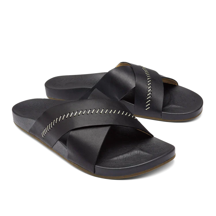 WOMEN'S OLUKAI KIPE'A 'OLU | BLACK / BLACK