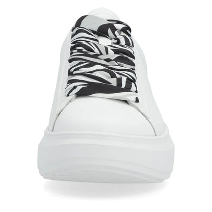WOMEN'S RIEKER ADELIA 01 | WHITE / BLACK