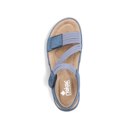 WOMEN'S RIEKER FRANJA 70 | ROYAL / JEANS-WEISS