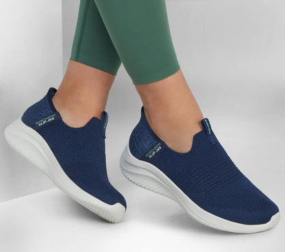 WOMEN'S SKECHERS SLIP-INS: ULTRA FLEX 3.0 SMOOTH STEP | NAVY