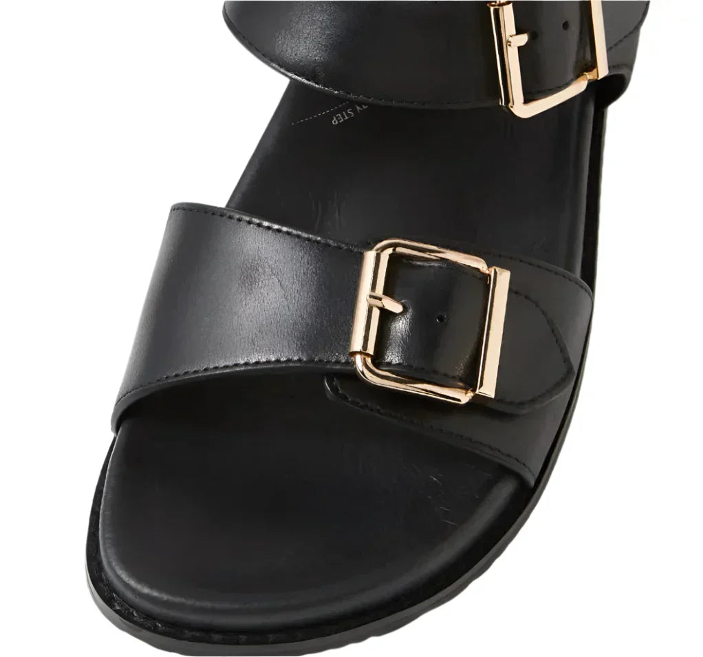 WOMEN'S ZIERA HASTICE | BLACK LEATHER
