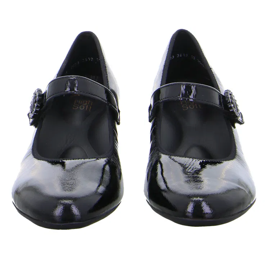 WOMEN'S ARA NOVELLE PUMP | BLACK PATENT