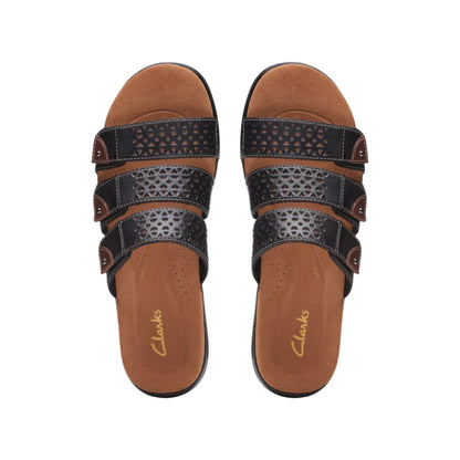 WOMEN'S CLARKS KITLY WALK SANDAL | BLACK