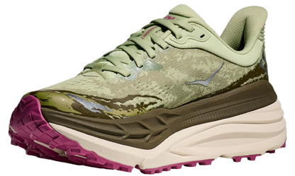 WOMEN'S HOKA STINSON 7 | SEED GREEN / BEET ROOT