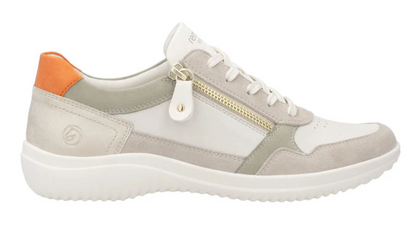 WOMEN'S REMONTE LOUANN 06 | LEHM / OFF WHITE / SALBEI / MUSCHEL / ORANGE