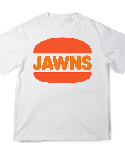 Burger Jawns - Original Jawns - White T-Shirt