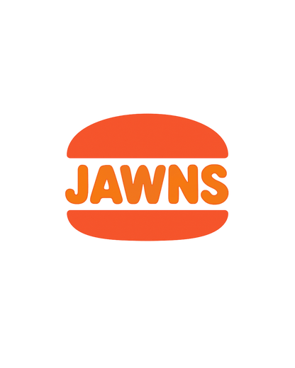 Burger Jawns - Original Jawns - White T-Shirt