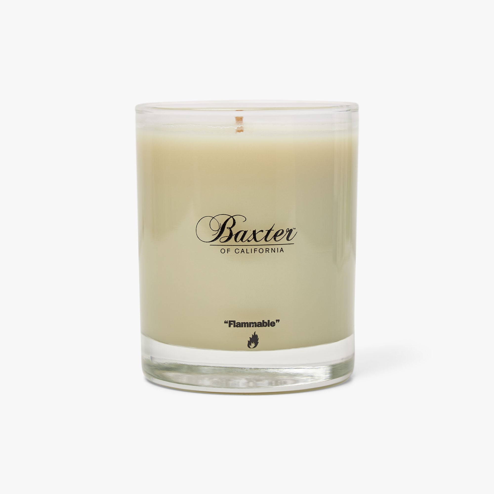 Baxter of California White Wood Candle