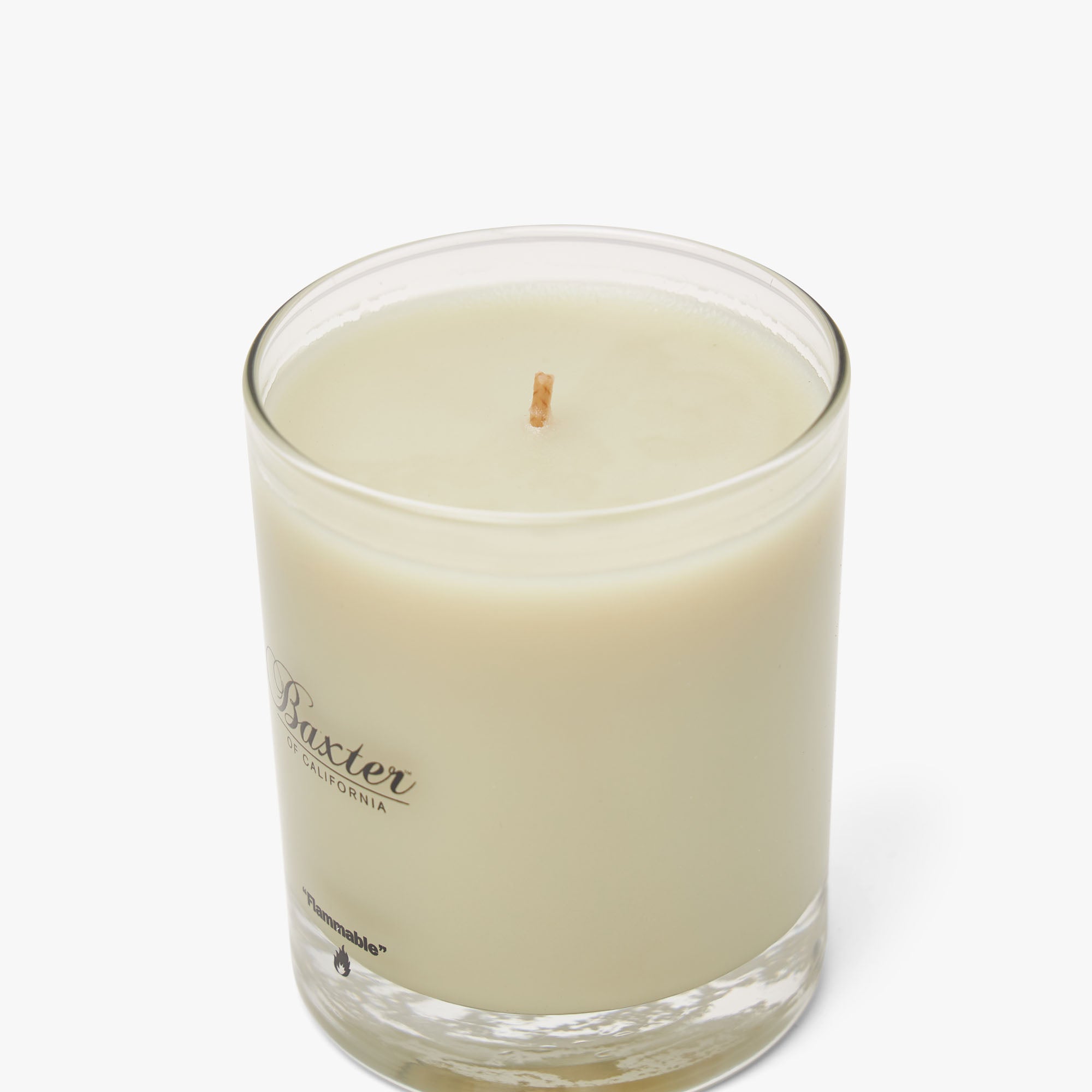 Baxter of California White Wood Candle